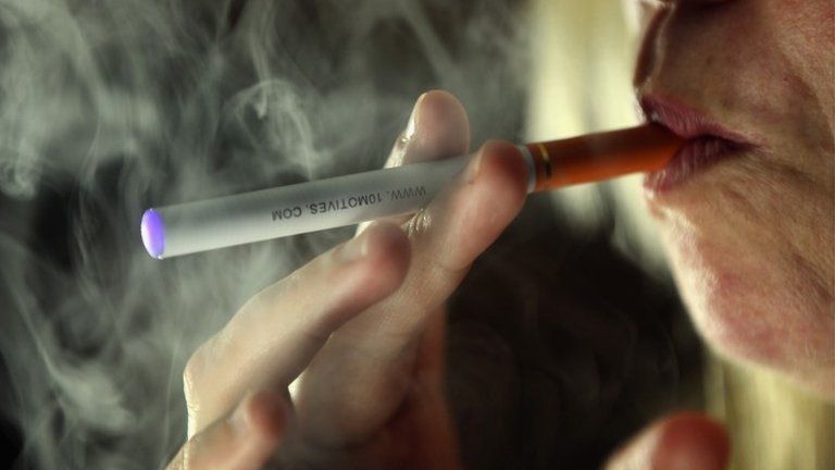 E-cigarette ban lifted by Nottingham hospital trust - BBC News